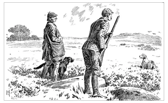 Framed Print : British London satire caricatures comics cartoon illustrations: Hunting Framed Print : British London satire caricatures comics cartoon illustrations: Hunting