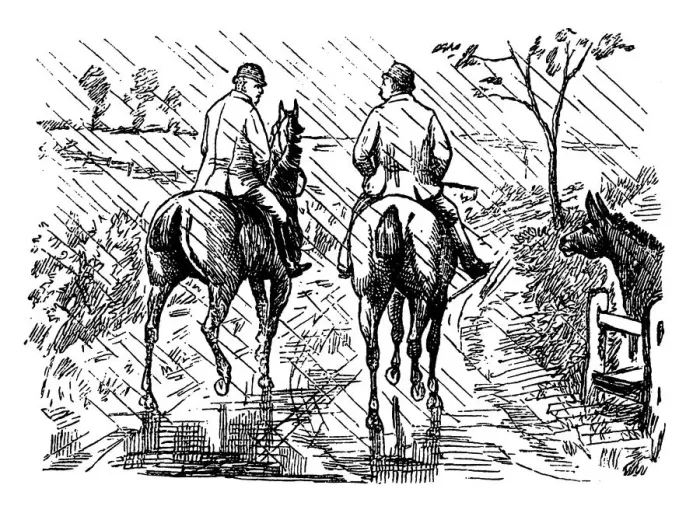 Framed Print : British London satire caricatures comics cartoon illustrations: Riding horses Framed Print : British London satire caricatures comics cartoon illustrations: Riding horses