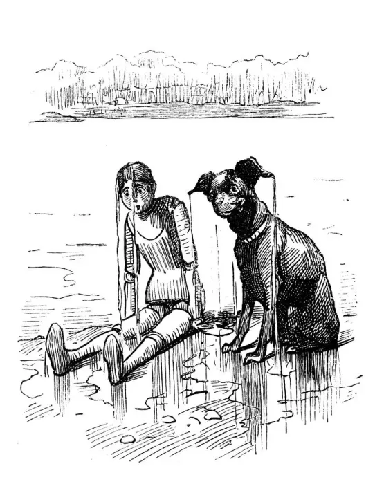 Framed Print : British London satire caricatures comics cartoon illustrations: Wet Framed Print : British London satire caricatures comics cartoon illustrations: Wet