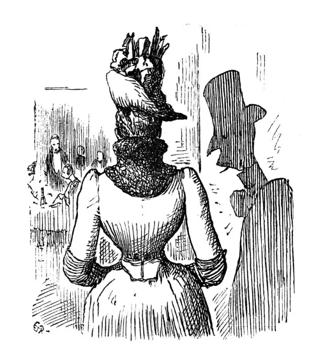 Framed Print : British London satire caricatures comics cartoon illustrations: Woman Framed Print : British London satire caricatures comics cartoon illustrations: Woman