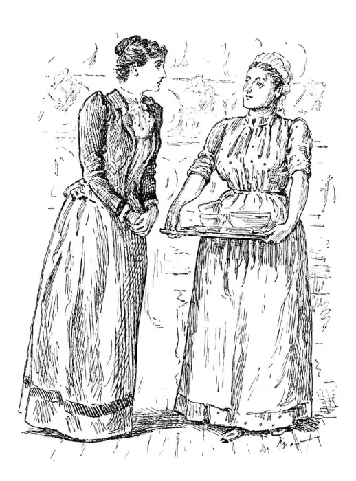 Framed Print : British London satire caricatures comics cartoon illustrations: Women Framed Print : British London satire caricatures comics cartoon illustrations: Women