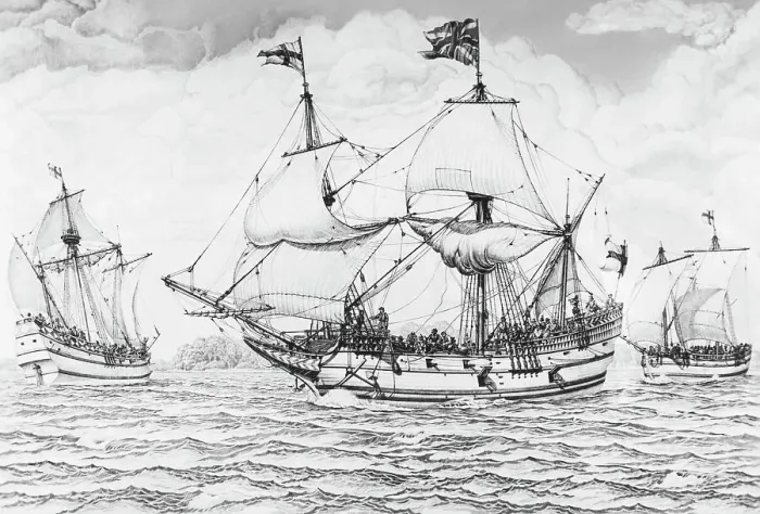 Framed Print : British Merchant Ships Sailing Framed Print : British Merchant Ships Sailing
