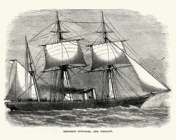 British Royal Navy Warship, HMS Vigilant (1871)