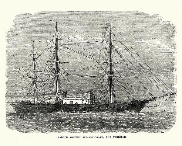 British Royal Navy Warships - HMS Terrible (1845)