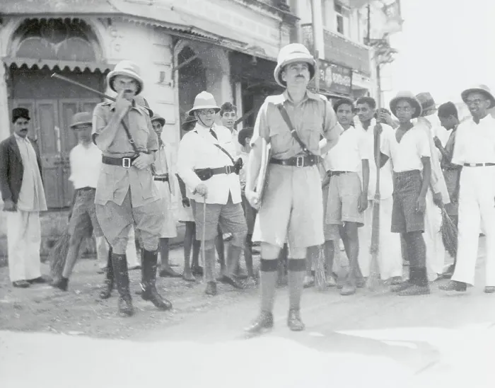 Framed Print : British Soldier in Bombay Framed Print : British Soldier in Bombay