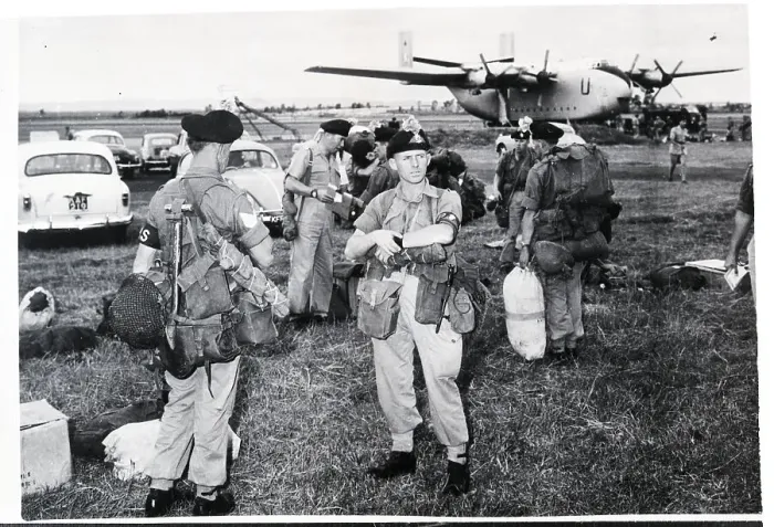 Framed Print : British Soldiers En Route to Persian Gulf Framed Print : British Soldiers En Route to Persian Gulf