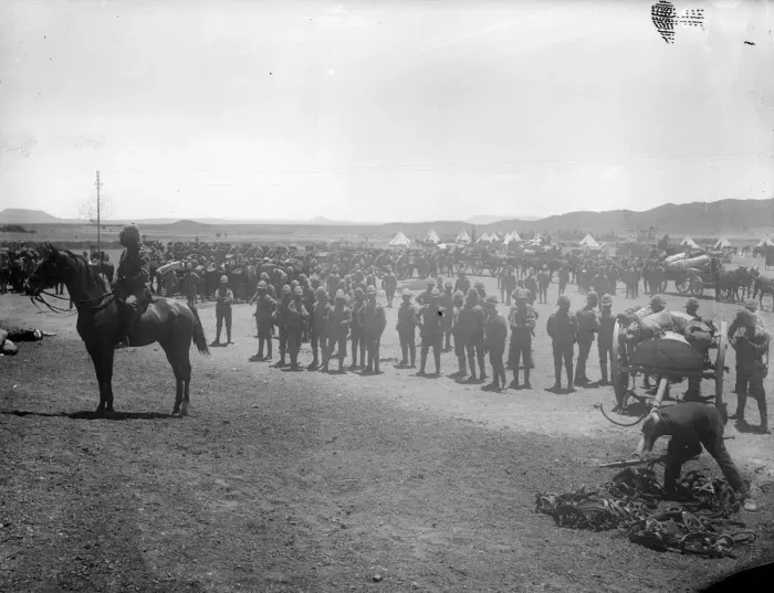 Framed Print : British Troops