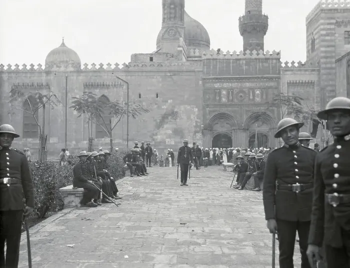 Framed Print : British Troops in Cairo