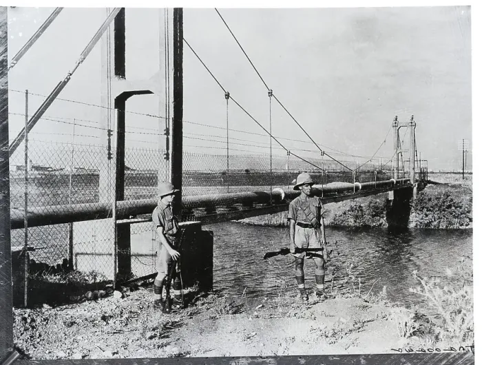Framed Print : British Troops Guarding Major Pipeline in Iraq 1941 Framed Print : British Troops Guarding Major Pipeline in Iraq 1941