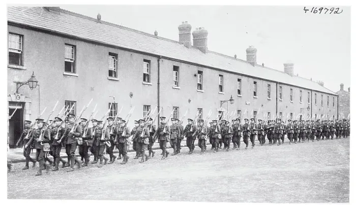 Framed Print : British Troops Leave Dublin 1922 Framed Print : British Troops Leave Dublin 1922