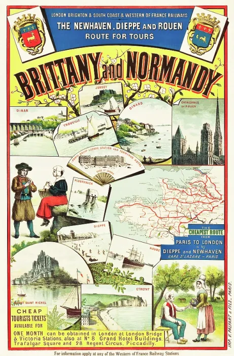 Framed Print : Brittany and Normandy Framed Print : Brittany and Normandy
