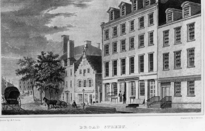 Framed Print : Broad Street Framed Print : Broad Street
