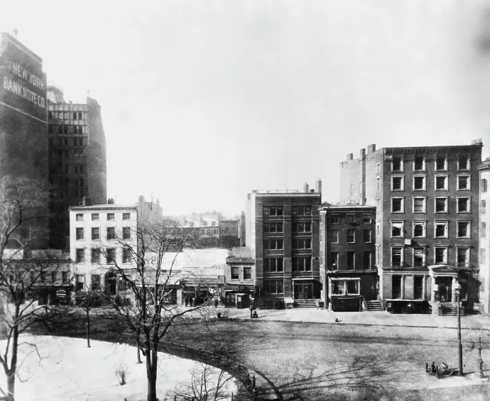 Framed Print : Broadway in New York City, circa 1880. (Photo by Bettmann Archive / Getty Images) Framed Print : Broadway in New York City, circa 1880. (Photo by Bettmann Archive / Getty Images)
