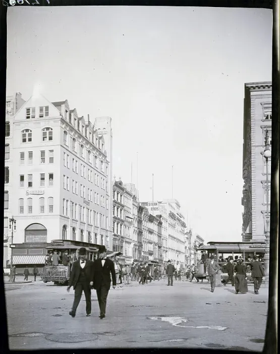 Framed Print : Broadway And 52Nd Street In 1905 Framed Print : Broadway And 52Nd Street In 1905