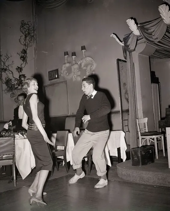Framed Print : Broadway Cast Members Dancing at Nightclub