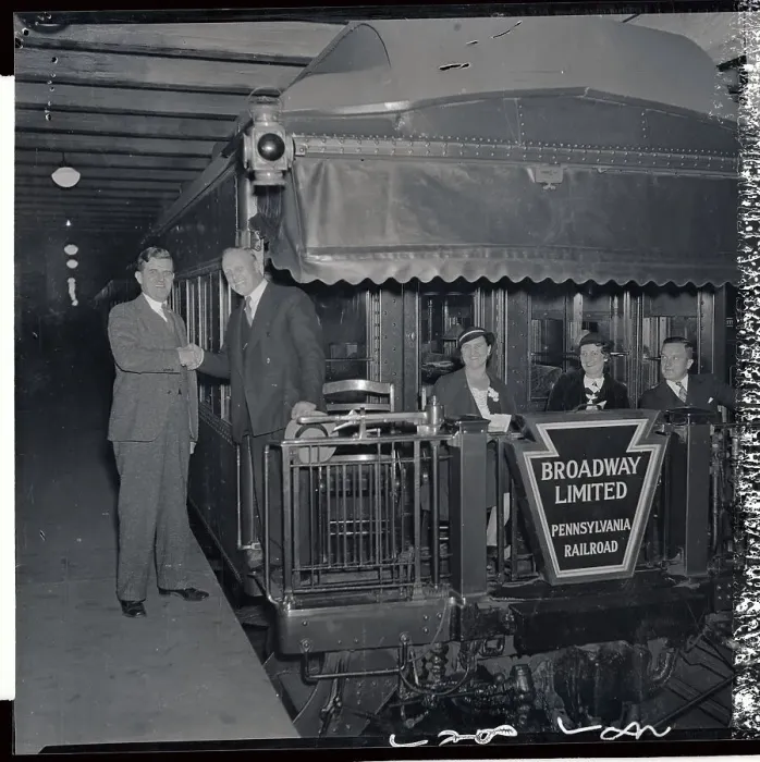 Framed Print : Broadway Limited Beginning its First Run Framed Print : Broadway Limited Beginning its First Run