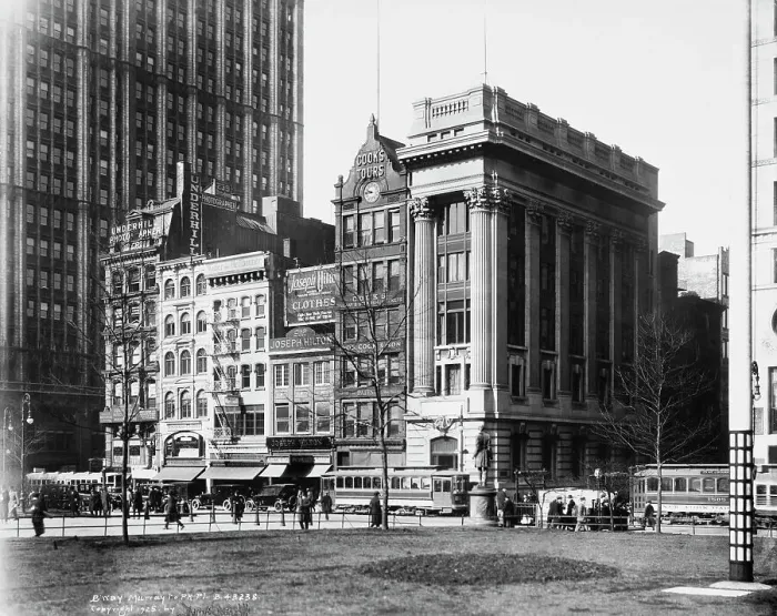Framed Print : Broadway & Murray Street