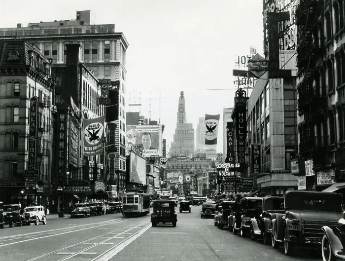 Framed Print : Broadway in New York City Framed Print : Broadway in New York City