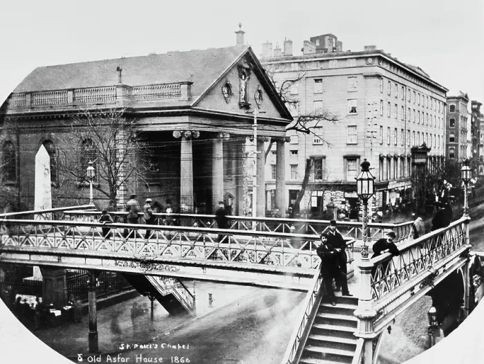 Framed Print : Broadway Passenger Bridge Framed Print : Broadway Passenger Bridge