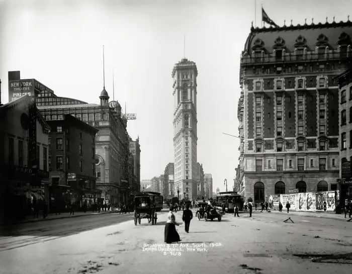 Framed Print : Broadway and Seventh Avenue South Framed Print : Broadway and Seventh Avenue South