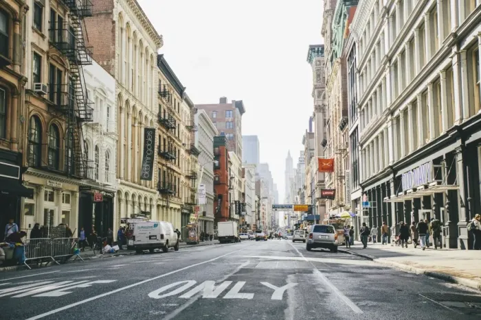 Framed Print : Broadway, Soho, New York City, United States Framed Print : Broadway, Soho, New York City, United States