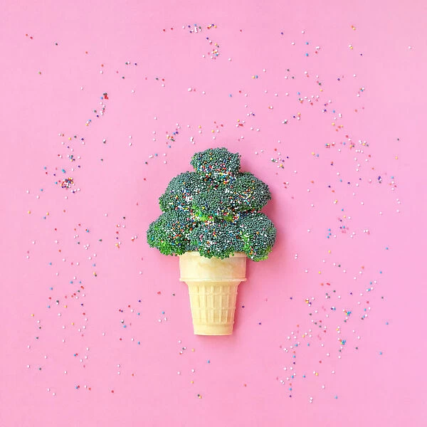Broccoli Ice Cream Cone