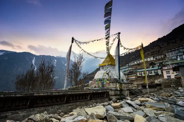 Framed Print : Broken Stupa after earthquake in Nepal 2015 at Nameche barzaar Framed Print : Broken Stupa after earthquake in Nepal 2015 at Nameche barzaar