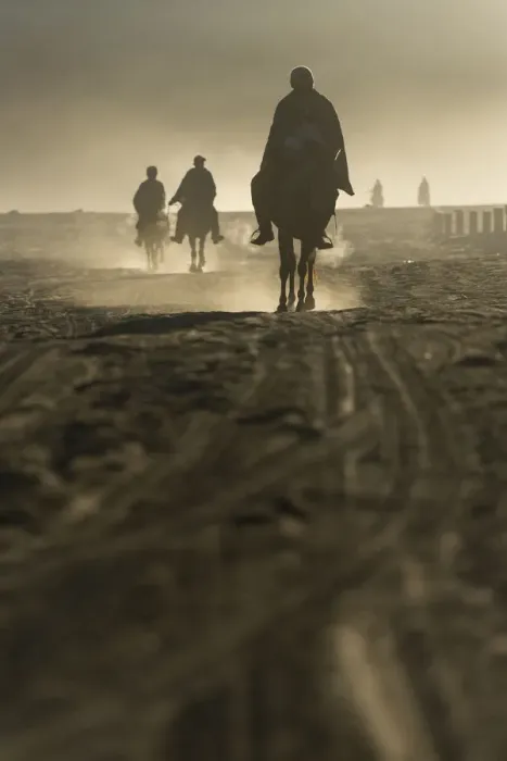 Framed Print : Bromo horsemen Framed Print : Bromo horsemen