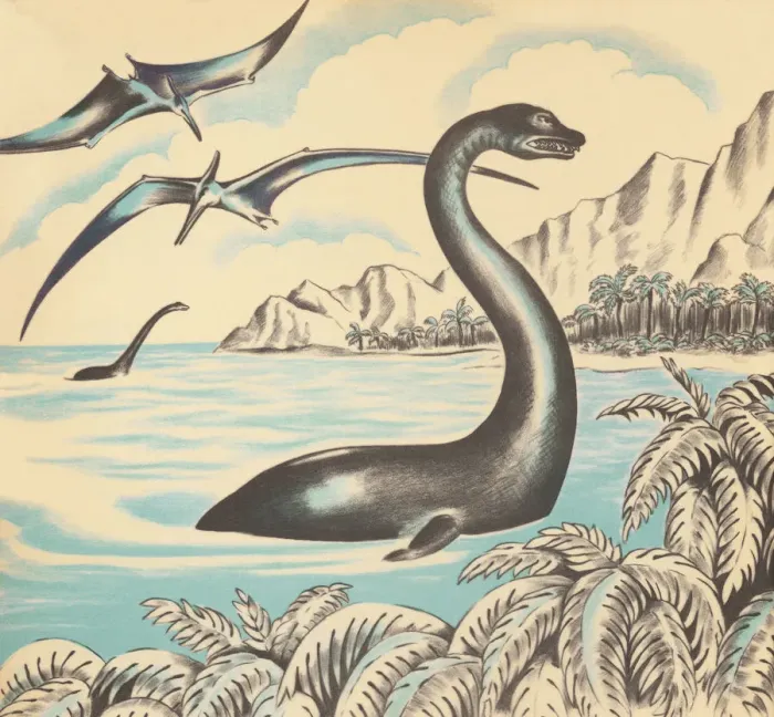 Framed Print : Brontosaurus and Pterodactyl Framed Print : Brontosaurus and Pterodactyl