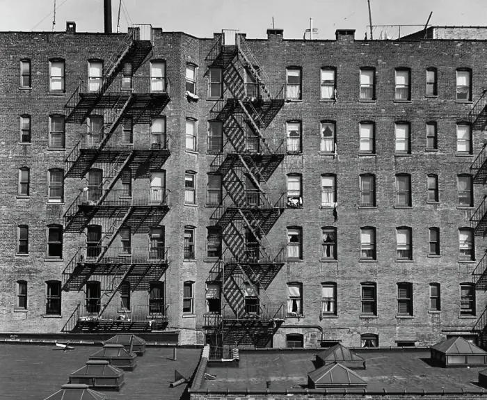 Framed Print : Bronx Tenement