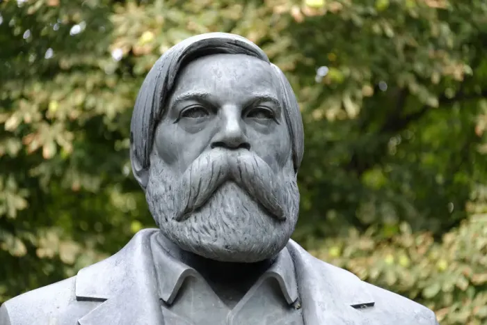 Framed Print : Bronze figure, Friedrich Engels monument, detail, Marx-Engels-Forum, Berlin, Germany Framed Print : Bronze figure, Friedrich Engels monument, detail, Marx-Engels-Forum, Berlin, Germany