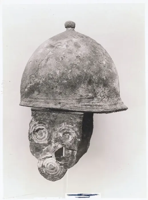 Framed Print : Bronze Roman Helmet