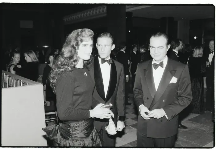 Framed Print : Brooke Shields With Prince Karil Framed Print : Brooke Shields With Prince Karil