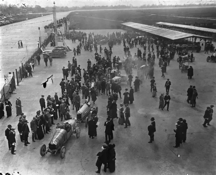 Framed Print : Brooklands Paddock Framed Print : Brooklands Paddock