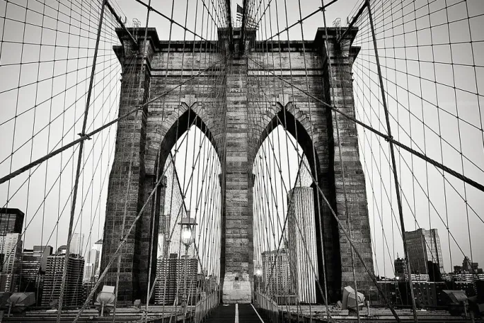 Framed Print : Brooklyn Bridge Cable View Framed Print : Brooklyn Bridge Cable View