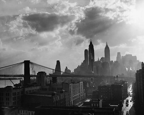 Brooklyn Bridge & Manhattan Skyline