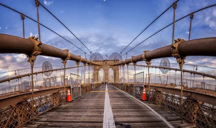 Framed Print : Brooklyn Bridge, New York, USA Framed Print : Brooklyn Bridge, New York, USA
