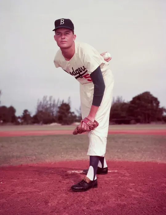 Framed Print : Brooklyn Dodger Don Drysdale Posing Framed Print : Brooklyn Dodger Don Drysdale Posing