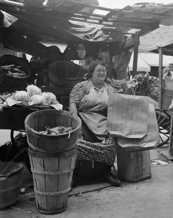 Framed Print : Brooklyn Push Cart Market Framed Print : Brooklyn Push Cart Market