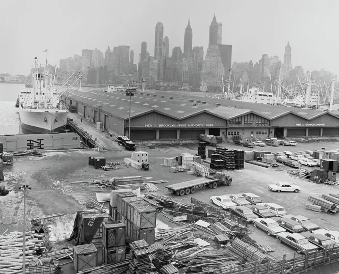 Framed Print : Brooklyn Waterfront Standstill Framed Print : Brooklyn Waterfront Standstill