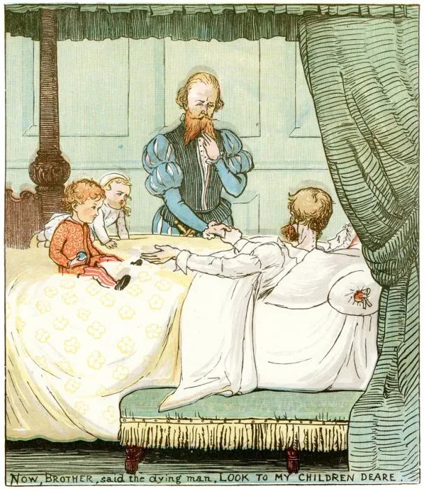 Framed Print : Now brother, said the dying man Framed Print : Now brother, said the dying man