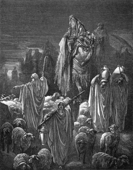 Framed Print : The brothers bring Jacob to Egypt