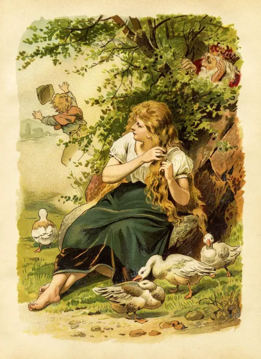 Framed Print : Brothers Grimm Fairy Tales 1863 Framed Print : Brothers Grimm Fairy Tales 1863