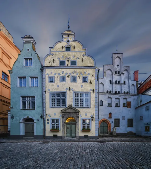 Framed Print : The Three Brothers Residence, Riga, Latvia Framed Print : The Three Brothers Residence, Riga, Latvia