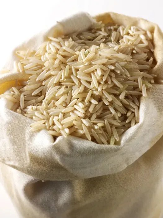 Framed Print : Brown Basmati rice grains Framed Print : Brown Basmati rice grains