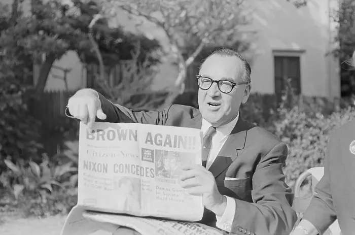 Framed Print : Brown Showing Off Headline Framed Print : Brown Showing Off Headline