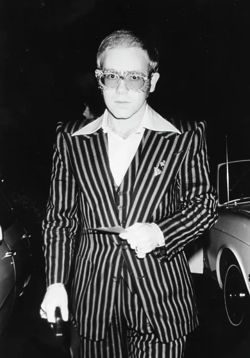 Framed Print : Brown Suit Elton Framed Print : Brown Suit Elton