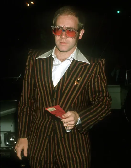 Framed Print : Brown Suit Elton Framed Print : Brown Suit Elton