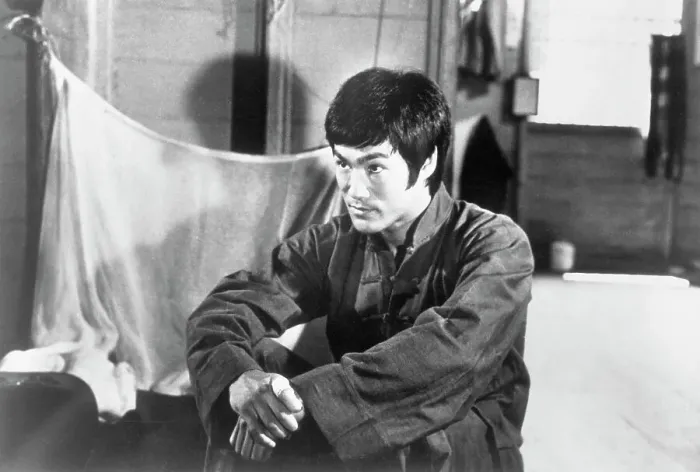 Framed Print : Bruce Lee Appearing Pensive Framed Print : Bruce Lee Appearing Pensive