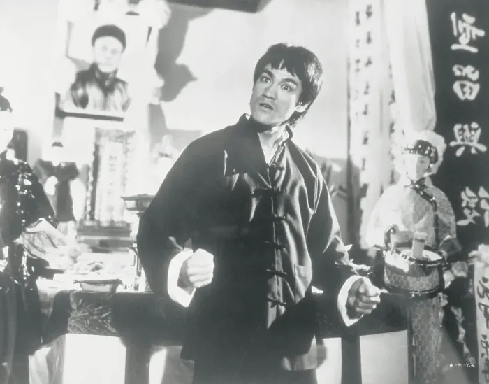 Framed Print : Bruce Lee Gesturing Framed Print : Bruce Lee Gesturing